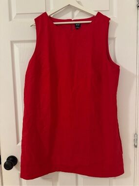 NWOT - GAP Linen blend Red mini Dress